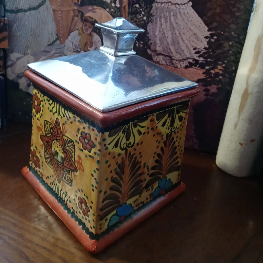 🏤Pedro Alba Artisan Mexico Talavera Vintage Ceramic Pottery,Nice Gift.🎁 🇲🇽 - Picture 7 of 14